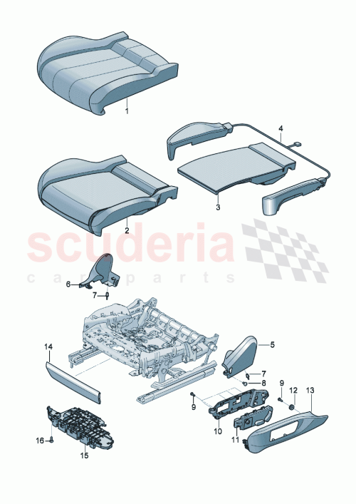Part Diagram for Bentley 3SD885406AL