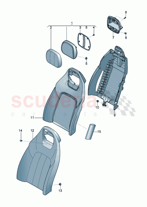 Part Diagram for Bentley 3SD885806AD