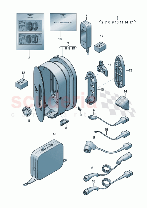 Part Diagram for Bentley 7PP971678EB