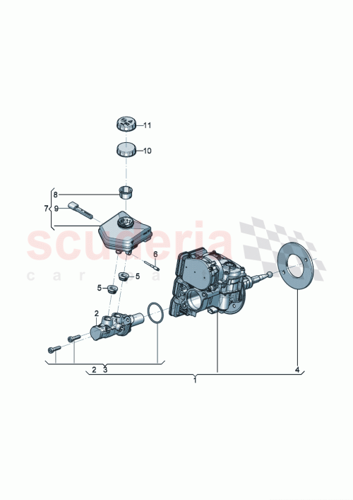 Part Diagram for Bentley 4M0698181A