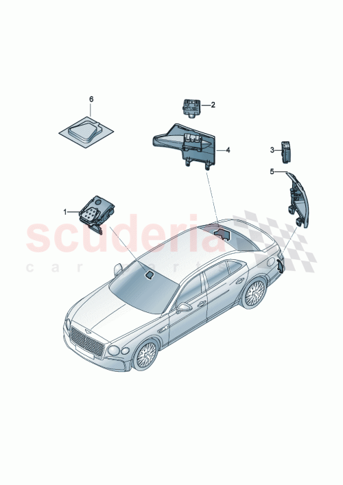 Part Diagram for Bentley 4M0907566G