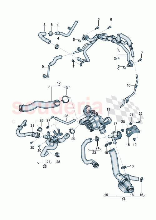 Part Diagram for Bentley 06M117070G
