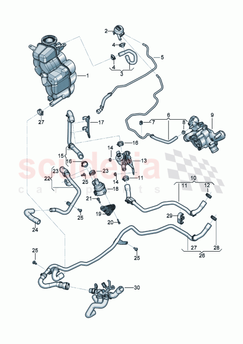 Part Diagram for Bentley 971820525A