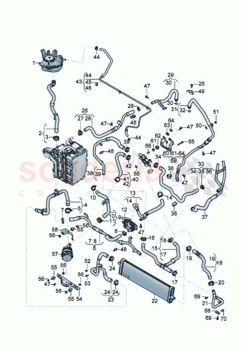 Part Diagram for Bentley 80A965567