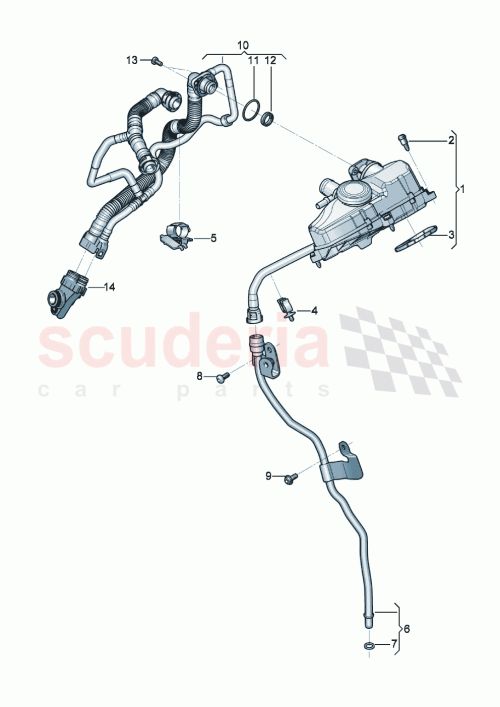Part Diagram for Bentley 06M 103 217 DH