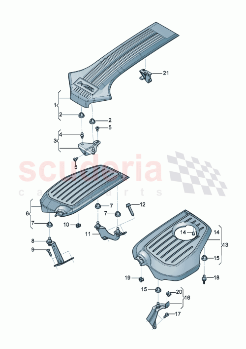 Part Diagram for Bentley 3SA 805 746