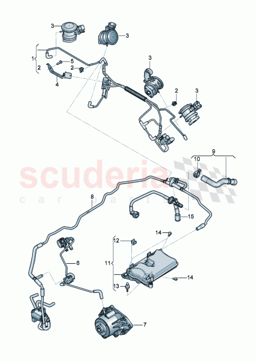 Part Diagram for Bentley 06M130407K