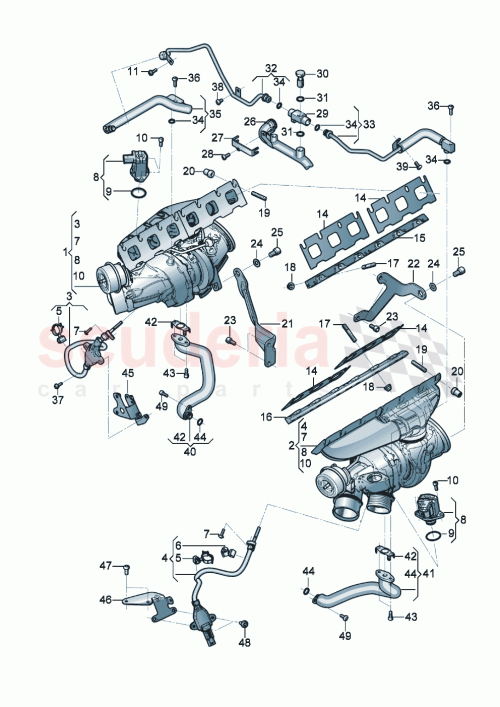 Part Diagram for Bentley 06M253709F