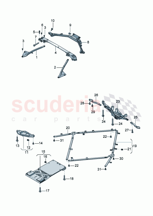 Part Diagram for Bentley 3SE814587C
