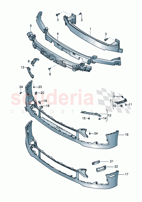 Part Diagram for Bentley 3SE807572A