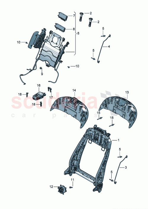 Part Diagram for Bentley 4N0881046B