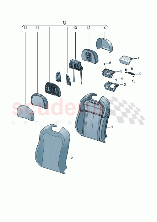 Part Diagram for Bentley 3SE881990AD