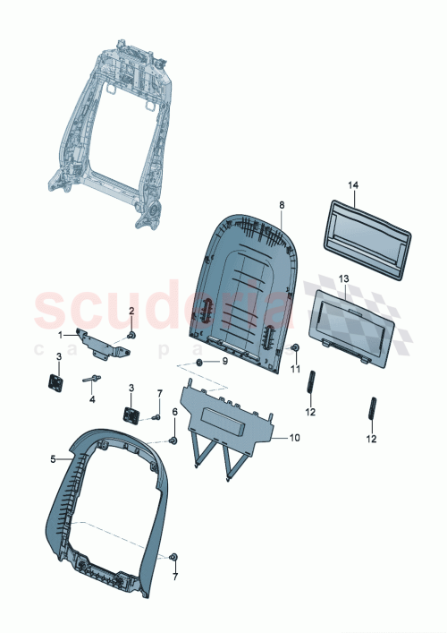 Part Diagram for Bentley 3SE 881 560 B
