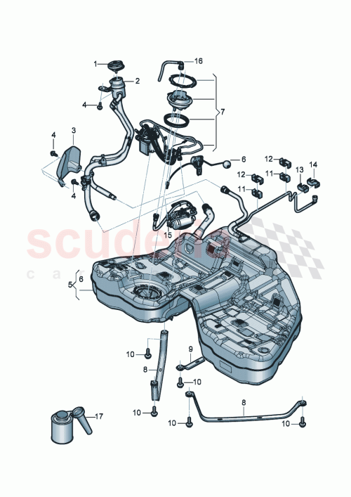 Part Diagram for Bentley 975 201 392 B