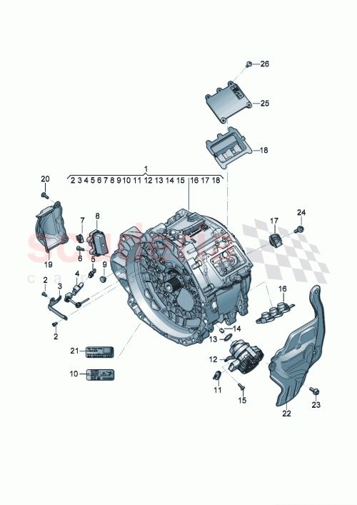Part Diagram for Bentley 0DS317100A