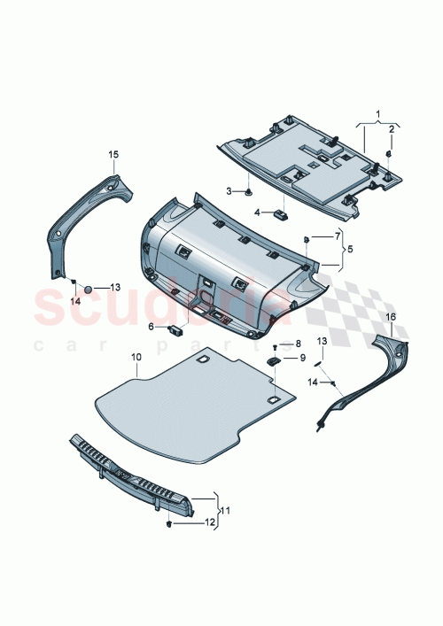 Part Diagram for Bentley 3SE863381B