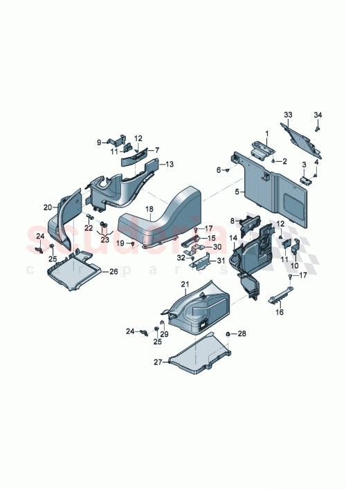Part Diagram for Bentley 3SE863676B