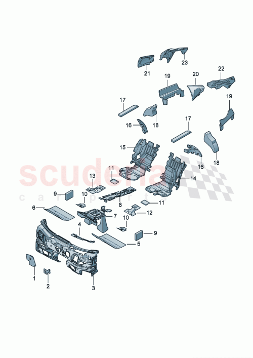 Part Diagram for Bentley 3SE863648B