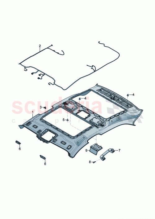 Part Diagram for Bentley 3SE 867 501 FR