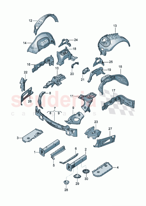 Part Diagram for Bentley 3SE813327C