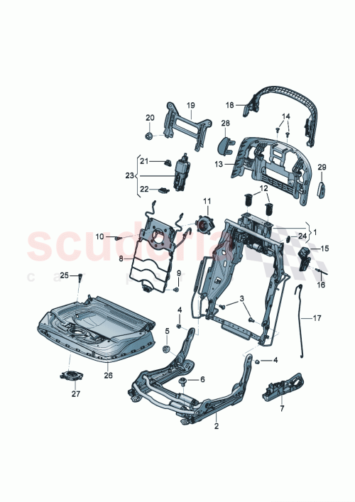Part Diagram for Bentley 4N0885153A