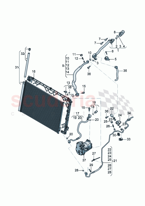 Part Diagram for Bentley 971 816 579