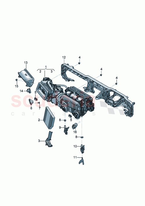 Part Diagram for Bentley 971820638D