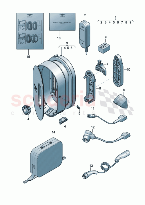 Part Diagram for Bentley 7PP971678BS