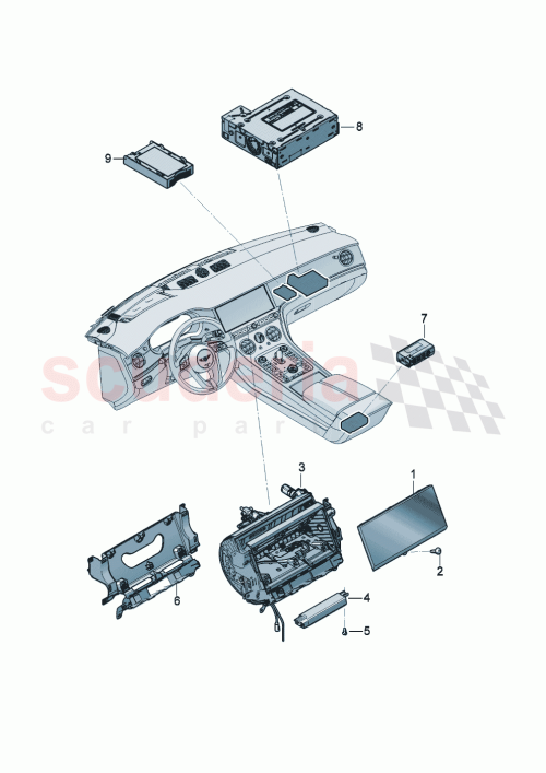 Part Diagram for Bentley 3SA035067A
