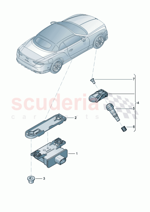 Part Diagram for Bentley WHT010187