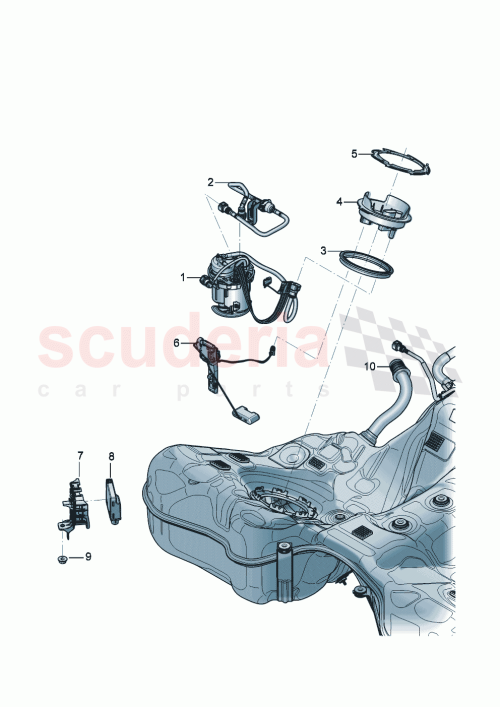Part Diagram for Bentley 4E0201375