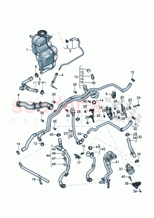 Part Diagram for Bentley 971819256