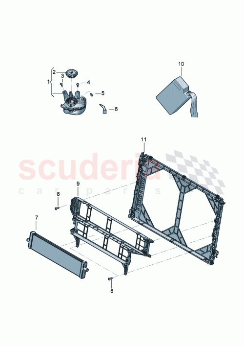 Part Diagram for Bentley 8R0121212C