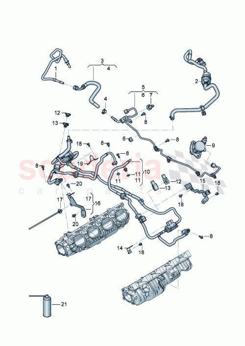 Part Diagram for Bentley WHT 008 124