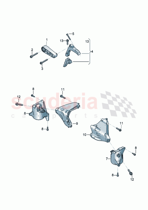 Part Diagram for Bentley 976 199 307 A