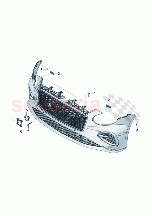 Part Diagram for Bentley 3SD805795F