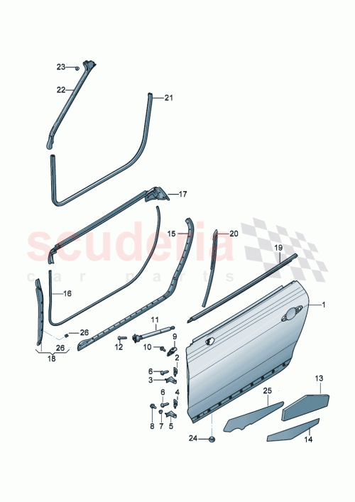 Part Diagram for Bentley 3SD 837 155 B