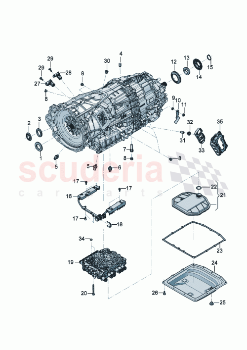 Part Diagram for Bentley 0DU902287C