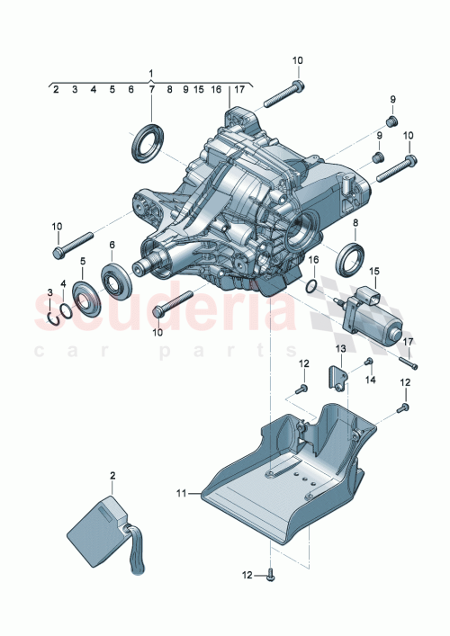 Part Diagram for Bentley 08X 507 041 R