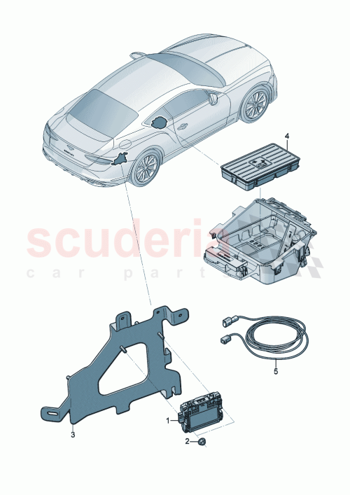 Part Diagram for Bentley 4K0035456B