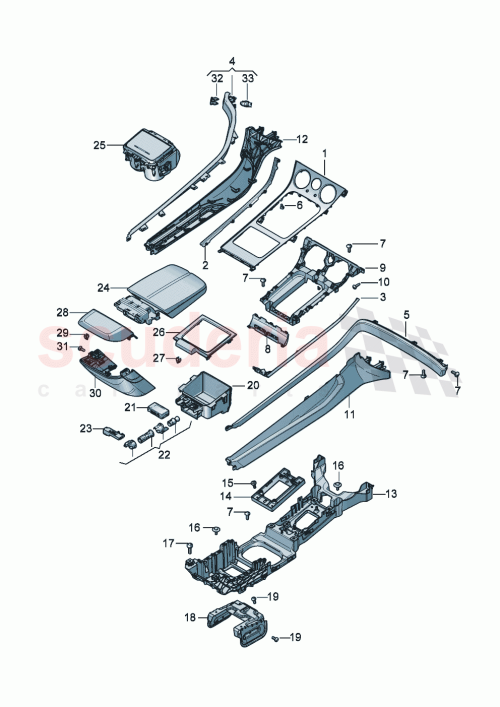 Part Diagram for Bentley 3SD864207T