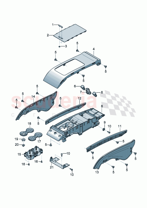 Part Diagram for Bentley 3SD858433