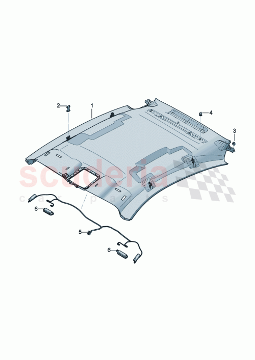 Part Diagram for Bentley 3SD867501EA