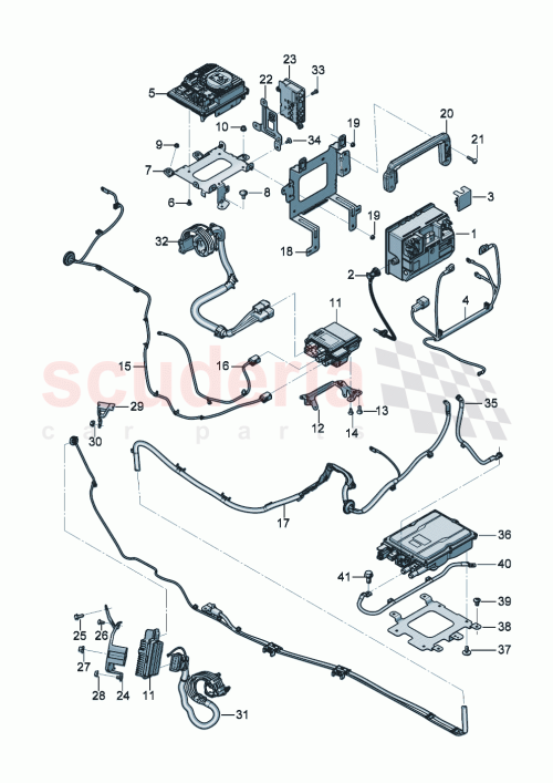 Part Diagram for Bentley 3SE 959 191 A