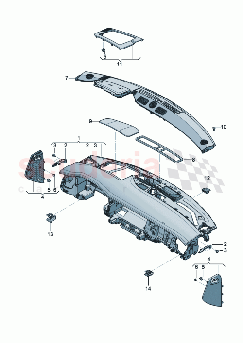 Part Diagram for Bentley 3SC867951D