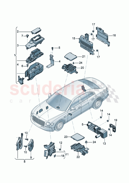 Part Diagram for Bentley 971 937 535 C