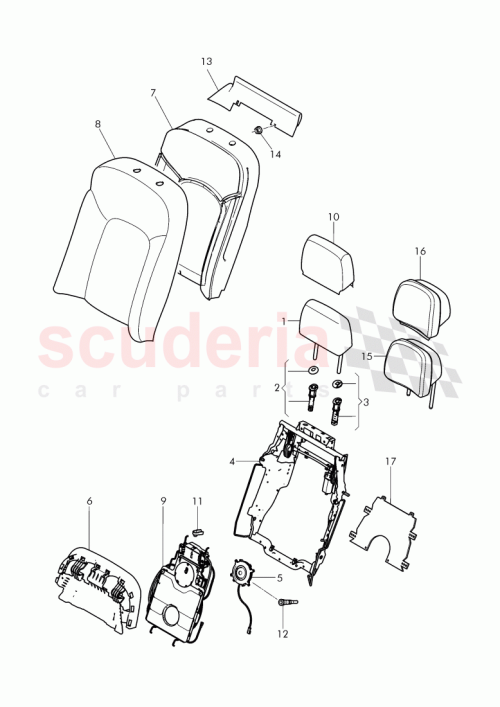 Part Diagram for Bentley 3Y5 885 112 D