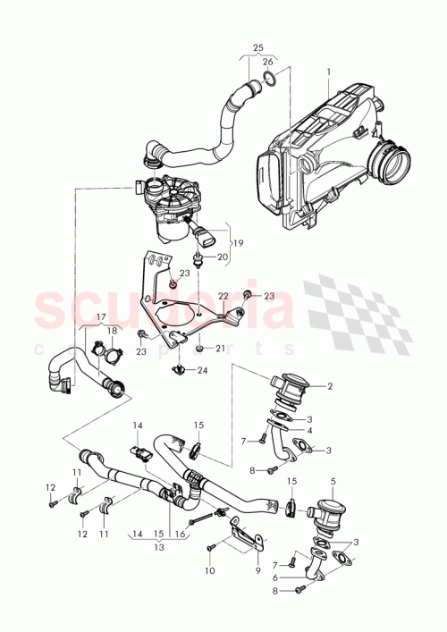 Part Diagram for Bentley 079 131 101 AJ
