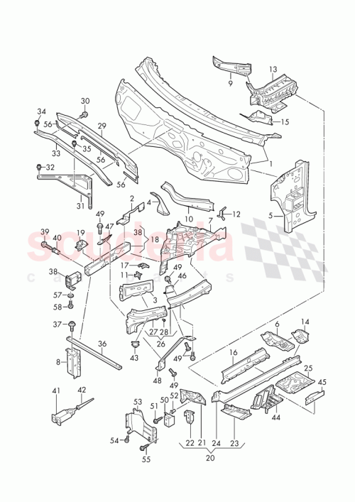 Part Diagram for Bentley N 912 282 01