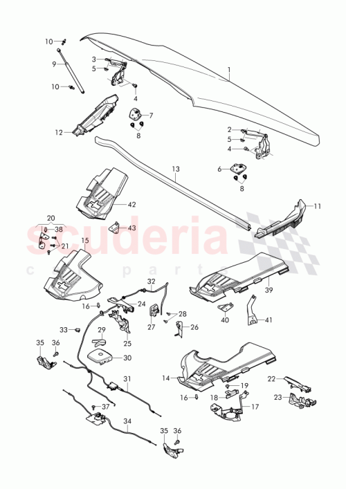 Part Diagram for Bentley 36A 823 029 C